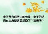 妻子整容成醫(yī)生的老婆（妻子的誘惑女主角整容后是換了個(gè)演員嗎）