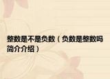整數是不是負數（負數是整數嗎簡介介紹）