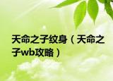 天命之子紋身（天命之子wb攻略）