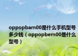 oppopbam00是什么手機(jī)型號(hào)多少錢（oppopbem00是什么型號(hào)）