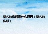 莫名的傷感是什么原因（莫名的傷感）