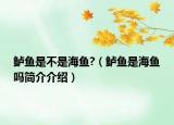 鱸魚(yú)是不是海魚(yú)?（鱸魚(yú)是海魚(yú)嗎簡(jiǎn)介介紹）
