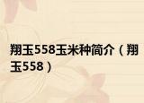翔玉558玉米種簡介（翔玉558）