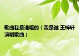 歌曲我是誰唱的（我是誰 王梓軒演唱歌曲）