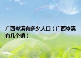 廣西岑溪有多少人口（廣西岑溪有幾個(gè)鎮(zhèn)）