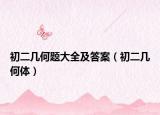 初二幾何題大全及答案（初二幾何體）