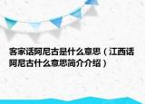 客家話(huà)阿尼古是什么意思（江西話(huà)阿尼古什么意思簡(jiǎn)介介紹）