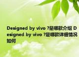 Designed by vivo ?是哪款介紹 Designed by vivo ?是哪款詳細情況如何