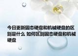今日更新固態(tài)硬盤和機(jī)械硬盤的區(qū)別是什么 如何區(qū)別固態(tài)硬盤和機(jī)械硬盤