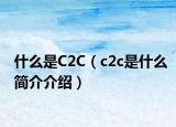 什么是C2C（c2c是什么簡介介紹）