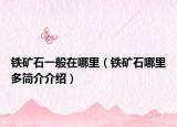鐵礦石一般在哪里（鐵礦石哪里多簡介介紹）
