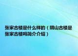 張家古樓是什么樣的（陰山古樓是張家古樓嗎簡介介紹）