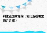 利比亞國家介紹（利比亞在哪里簡介介紹）
