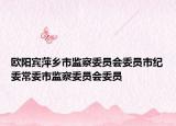 歐陽(yáng)賓萍鄉(xiāng)市監(jiān)察委員會(huì)委員市紀(jì)委常委市監(jiān)察委員會(huì)委員