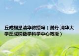丘成桐是清華教授嗎（謝丹 清華大學(xué)丘成桐數(shù)學(xué)科學(xué)中心教授）