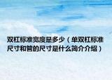雙杠標準寬度是多少（單雙杠標準尺寸和管的尺寸是什么簡介介紹）