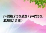 pu皮臟了怎么清洗（pu皮怎么清洗簡介介紹）