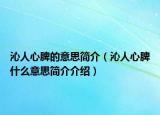 沁人心脾的意思簡(jiǎn)介（沁人心脾什么意思簡(jiǎn)介介紹）