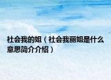 社會(huì)我的姐（社會(huì)我麗姐是什么意思簡介介紹）