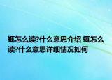 輒怎么讀?什么意思介紹 輒怎么讀?什么意思詳細(xì)情況如何