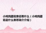 小雞燉蘑菇象征著什么（小雞燉蘑菇是什么意思簡介介紹）