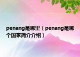 penang是哪里（penang是哪個(gè)國(guó)家簡(jiǎn)介介紹）