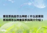重裝系統(tǒng)是怎么樣的（什么是重裝系統(tǒng)呀怎么樣重裝系統(tǒng)簡(jiǎn)介介紹）