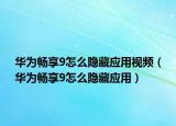 華為暢享9怎么隱藏應(yīng)用視頻（華為暢享9怎么隱藏應(yīng)用）
