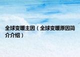 全球變暖主因（全球變暖原因簡介介紹）