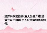 望洋興嘆出自哪(主人公是介紹 望洋興嘆出自哪 主人公是詳細(xì)情況如何)