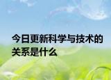 今日更新科學(xué)與技術(shù)的關(guān)系是什么