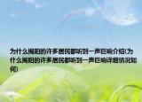 為什么揭陽的許多居民都聽到一聲巨響介紹(為什么揭陽的許多居民都聽到一聲巨響詳細(xì)情況如何)