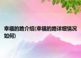 幸福的路介紹(幸福的路詳細情況如何)