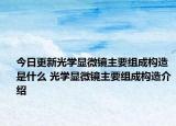 今日更新光學(xué)顯微鏡主要組成構(gòu)造是什么 光學(xué)顯微鏡主要組成構(gòu)造介紹