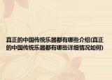 真正的中國(guó)傳統(tǒng)樂(lè)器都有哪些介紹(真正的中國(guó)傳統(tǒng)樂(lè)器都有哪些詳細(xì)情況如何)