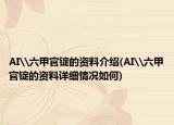 AI\六甲官錠的資料介紹(AI\六甲官錠的資料詳細情況如何)