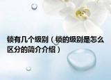 鎖有幾個(gè)級別（鎖的級別是怎么區(qū)分的簡介介紹）