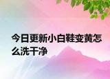 今日更新小白鞋變黃怎么洗干凈