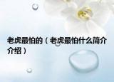 老虎最怕的（老虎最怕什么簡(jiǎn)介介紹）