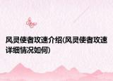 風(fēng)靈使者攻速介紹(風(fēng)靈使者攻速詳細(xì)情況如何)