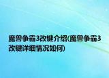 魔獸爭霸3改鍵介紹(魔獸爭霸3改鍵詳細(xì)情況如何)