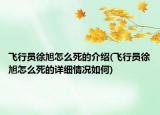 飛行員徐旭怎么死的介紹(飛行員徐旭怎么死的詳細情況如何)