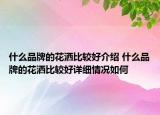 什么品牌的花灑比較好介紹 什么品牌的花灑比較好詳細(xì)情況如何
