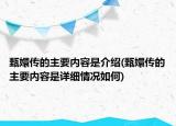 甄嬛傳的主要內(nèi)容是介紹(甄嬛傳的主要內(nèi)容是詳細(xì)情況如何)