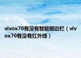 vivox70有沒(méi)有智能側(cè)邊欄（vivox70有沒(méi)有紅外線）