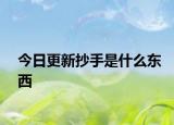 今日更新抄手是什么東西