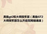 真我gt2和大師探索版（真我GT2大師探索版怎么開(kāi)啟雙網(wǎng)絡(luò)通道）