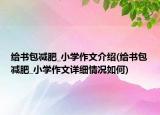 給書包減肥_小學作文介紹(給書包減肥_小學作文詳細情況如何)