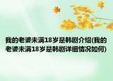 我的老婆未滿18歲是韓劇介紹(我的老婆未滿18歲是韓劇詳細(xì)情況如何)