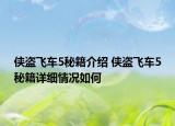 俠盜飛車5秘籍介紹 俠盜飛車5秘籍詳細(xì)情況如何